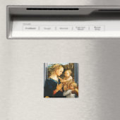 Aimant Madonna avec enfant et deux anges, Filippo Lippi (In Situ (Lave-vaisselle))