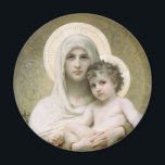 Aimant Madonna des Rose<br><div class="desc">William-Adolphe Bouguereau (1825-1905) - La Vierge des Roses (1903)</div>