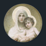 Aimant Madonna des Rose<br><div class="desc">William-Adolphe Bouguereau (1825-1905) - La Vierge des Roses (1903)</div>