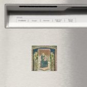 Aimant Madonna Enthronée de saint François d'Assise (In Situ (Lave-vaisselle))