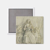 Aimant Madonna et Enfant 3 (Recto/Verso)