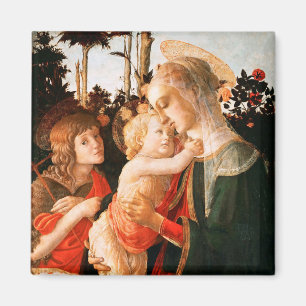 Aimant Madonna et Enfant avec Saint Jean le Baptiste