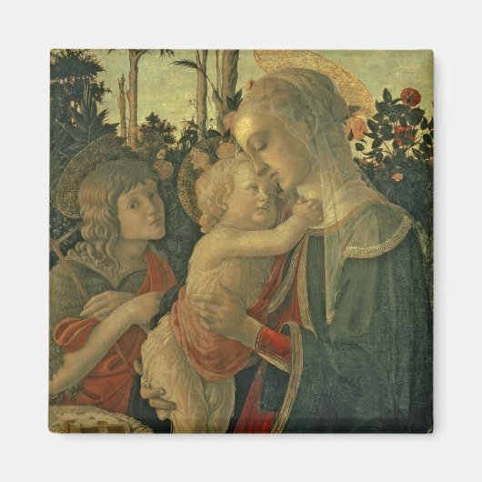 Aimant Madonna et Enfant avec Saint Jean le Baptiste (hui (Devant)