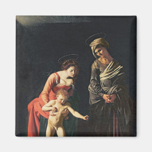 Aimant Madonna et enfant avec un serpent, 1605