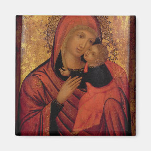 Aimant Madonna et enfant, c.1650 (panneau)