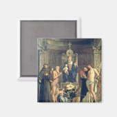 Aimant Madonna et Enfant Enthroné entre SS. Francis, J (Recto/Verso)