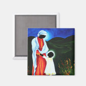 Aimant Madonna et enfant - Premières étapes 2008 (Recto/Verso)