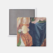 Aimant Madonna et l'enfant avec des musiciens anges (Recto/Verso)