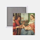 Aimant Madonna et l'enfant avec les saints 2 (Recto/Verso)