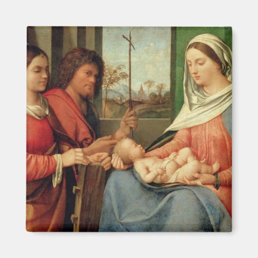 Aimant Madonna et l'enfant avec les saints 2 (Devant)