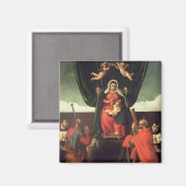 Aimant Madonna et l'enfant avec quatre saints, 1546 (Recto/Verso)