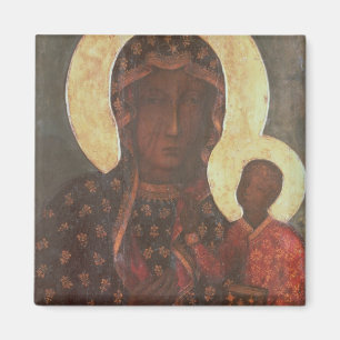Aimant Madonna noir de Jasna Gora