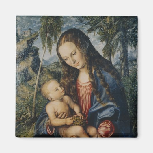 Aimant Madonna sous le sapin, c.1510 (Devant)