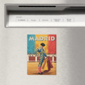 Aimant Madrid Bullfighter Spain Travel (In Situ (Lave-vaisselle))