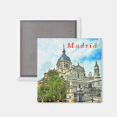Aimant Madrid. Cathédrale d'Almudena. (Recto/Verso)