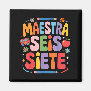Aimant Maestra Six Seven Prof École Enfants Amusants
