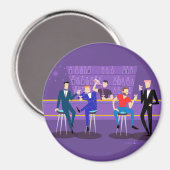 Aimant Magasin de barre gay rétro (Recto/Verso)