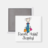 Aimant Magasin de passe-temps favori (Recto/Verso)