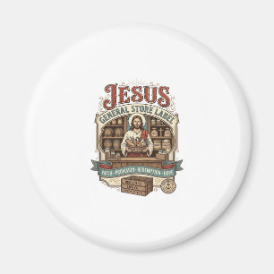 Aimant Magasin Général Jésus Étiquette Magasin Général Jé