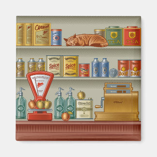 Aimant Magasin Retro