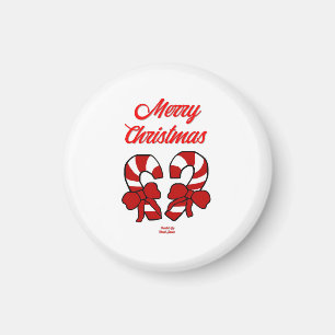 Aimant Magazine rond des Sucres de canne de Noël