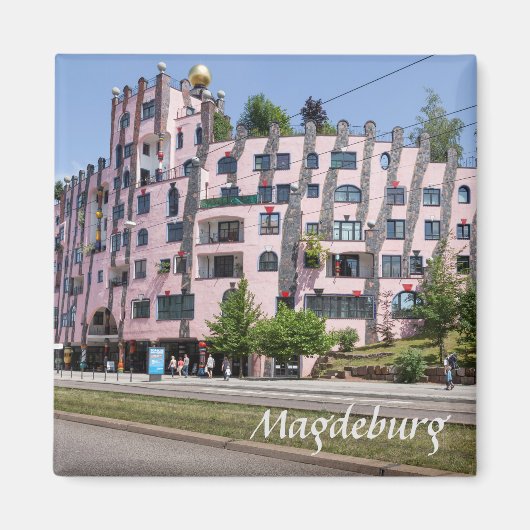 Aimant Magdeburg Hunderwasser Grüne Zitadelle photo (Devant)