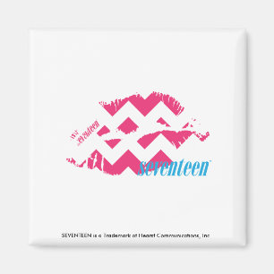 Aimant Magenta de zigzag