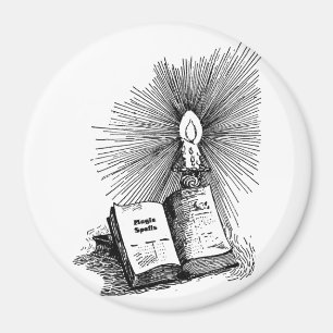 Aimant Magic Spells Livre Bougie