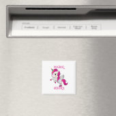 Aimant Magic Unicorn Lover Fan Club (In Situ (Lave-vaisselle))