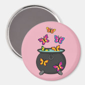 Aimant Magical Butterflies from a cauldron (Recto/Verso)