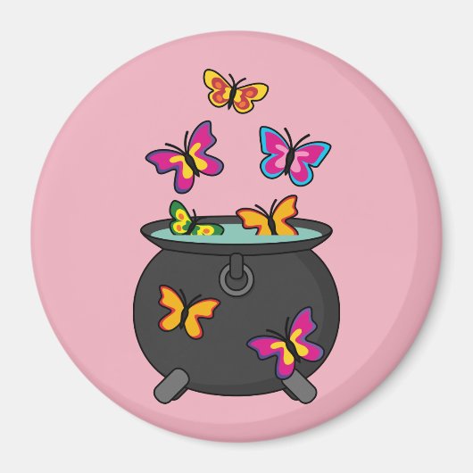 Aimant Magical Butterflies from a cauldron (Devant)