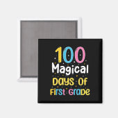 Aimant Magical Days Of First Grade 100th Day Of School Te (Recto/Verso)
