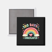 Aimant Magical Rainbow 100 Jours de Professeur de Materne (Recto/Verso)