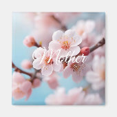 Aimant Magie de Fleur de Cerisier Rose (Devant)