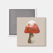Aimant Magie de Toadstool de champignon rouge (Recto/Verso)