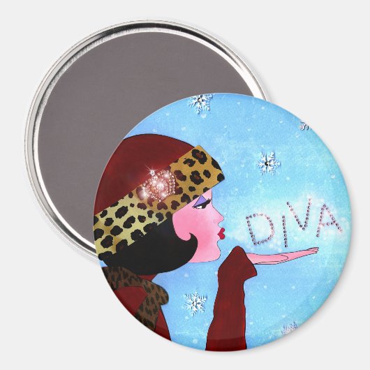 Aimant "Magie hivernale" (Recto/Verso)