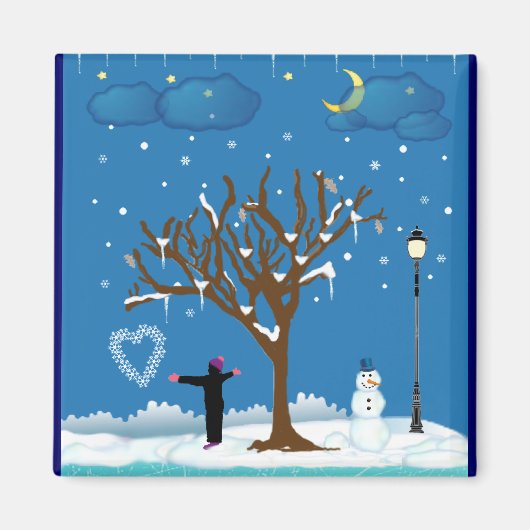 Aimant magique d'hiver (Devant)