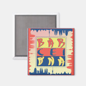 Aimant Magnat Carré de 2 pouces de Barcelone (Recto/Verso)