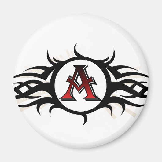 Aimant Magnat circulaire Tribal A (Devant)