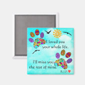 Aimant Magnat commémoratif pour chien de compagnie (Recto/Verso)