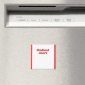 Aimant Magnat d'alerte Médicale (In Situ (Lave-vaisselle))