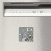 Aimant Magnat d'art noir et blanc de Moses (In Situ (Lave-vaisselle))