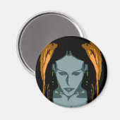 Aimant Magnat d'art vectoriel en brique numérique MB (Recto/Verso)