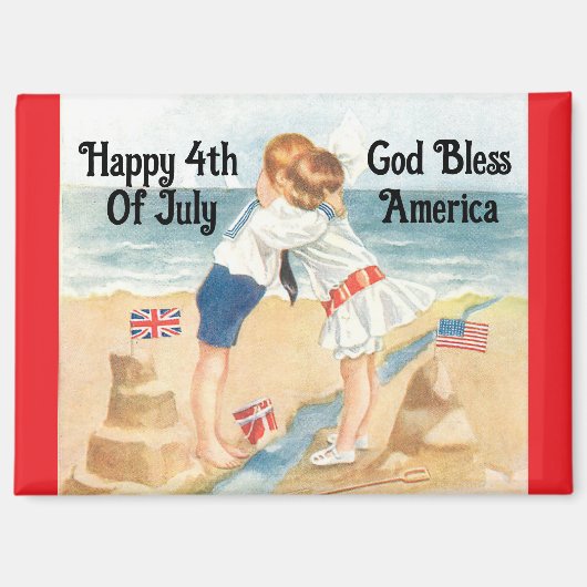 Aimant Magnat de blocage pour enfants vintages (Recto)