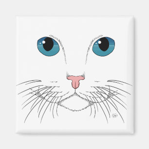 Aimant Magnat de chat bleu