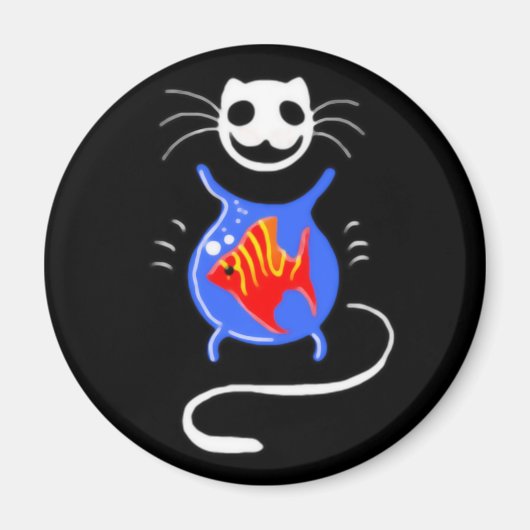 Aimant Magnat de chat Ghost Kitty (Devant)