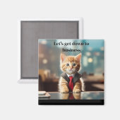 Aimant Magnat de chat professionnel (Recto/Verso)