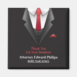 Aimant Magnat de costume d'homme d'affaires