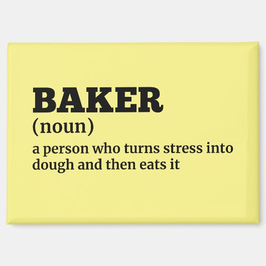 Aimant Magnat de définition de tâche Baker (Recto)