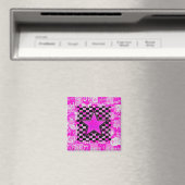 Aimant Magnat de graffiti rose (In Situ (Lave-vaisselle))